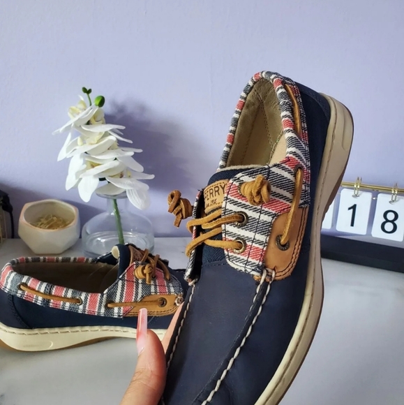 Sperry Boat Ivyfish Stripe Navy Size 8.5 - Picture 11 of 12